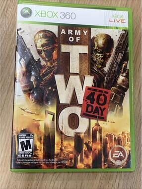 Army of Two The 40th Day Xbox 360 2010 Tested Working